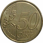 50 Euro Cents reverse image