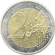 2 Euros reverse image
