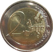 2 Euros Visegrad Group reverse image