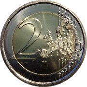 2 Euros 10 Years of Euros Cash reverse image