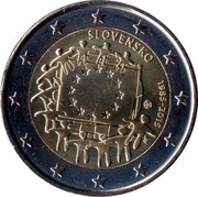 2 Euros European Union Flag obverse image