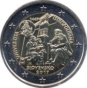 2 Euros University Istropolitana obverse image