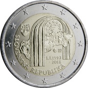 2 Euros Slovak Republic obverse image
