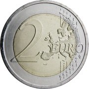 2 Euros Slovak Republic, Slovakia, 2018 reverse image