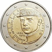 2 Euros Milan Rastislav Štefánik obverse image