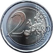 2 Euros Erasmus Programme, Slovakia, 2022 reverse image