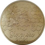 5 Euros Western honey bee obverse image