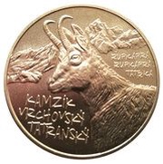 5 Euros The Tatra chamois reverse image