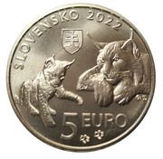 5 Euros The Eurasian lynx obverse image