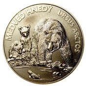 5 Euros The brown bear, Slovakia, 2023 reverse image