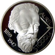 10 Euros Aurel Stodola reverse image