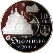 10 Euros Wooden Churches obverse image