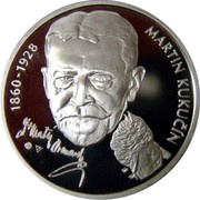 10 Euros Martin Kukučín, Slovakia, 2010 reverse image