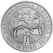 10 Euros Národná banka Slovenska, Slovakia, 2013 reverse image