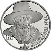 10 Euros Ján Jessenius, Slovakia, 2016 reverse image