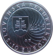 10 Euros Slovak Presidency of the Council of the European Union obverse image