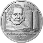 10 Euros Božena Slančíková Timrava, Slovakia, 2017 reverse image