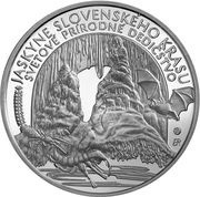 10 Euros Caves of Slovak Karst, Slovakia, 2017 reverse image