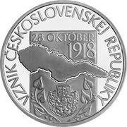 10 Euros Czechoslovak Republic, Slovakia, 2018 reverse image