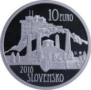 10 Euros Dušan Samuel Jurkovič obverse image