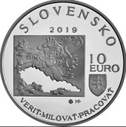 10 Euros Milan Rastislav Štefánik obverse image