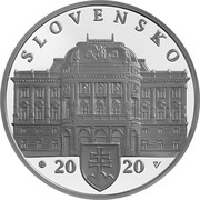 10 Euros Slovak National Theatre obverse image