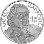 10 Euros Andrej Sládkovič, Slovakia, 2020 reverse image