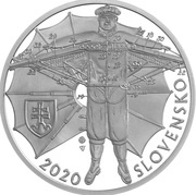10 Euros Štefan Banič obverse image