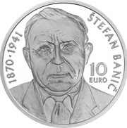 10 Euros Štefan Banič reverse image