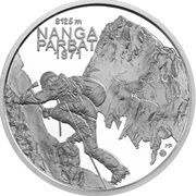 10 Euros Nanga Parbat, Slovakia, 2021 reverse image