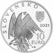 10 Euros Alexander Dubček obverse image