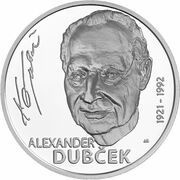 10 Euros Alexander Dubček, Slovakia, 2021 reverse image
