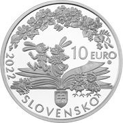 10 Euros Ľudmila Podjavorinská obverse image