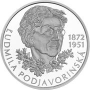 10 Euros Ľudmila Podjavorinská, Slovakia, 2022 reverse image