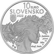10 Euros Janko Kráľ obverse image