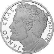 10 Euros Janko Kráľ, Slovakia, 2022 reverse image