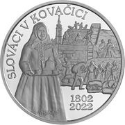 10 Euros Slovak emigration to Kovačica, Slovakia, 2022 reverse image