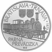 10 Euros Steam Railway, Slovakia, 2023 reverse image