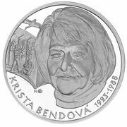 10 Euros Krista Bendová, Slovakia, 2023 reverse image