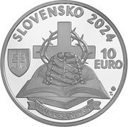 10 Euro Ján Chryzostom Korec obverse image