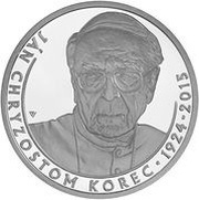 10 Euro Ján Chryzostom Korec, Slovakia, 2024 reverse image