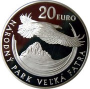 20 Euros Velka Fatra National Park, Slovakia, 2009 reverse image