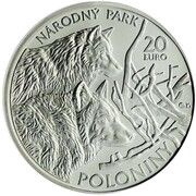 20 Euros Poloniny, Slovakia, 2010 reverse image