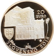 20 Euro Historical Preservation Area of Banská Bystrica obverse image
