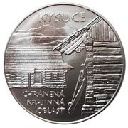 20 Euros Kysuce, Slovakia, 2022 reverse image