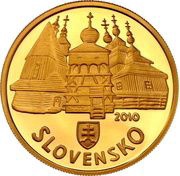 100 Euros Wooden Churches obverse image