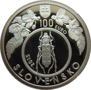 100 Euros Primeval Beech Forests of the Carpathians obverse image