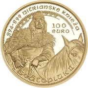 100 Euros Svatopluk II, Slovakia, 2020 reverse image