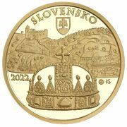 100 Euros Coronation of Rudolf obverse image