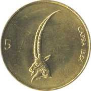 5 Tolarjev reverse image